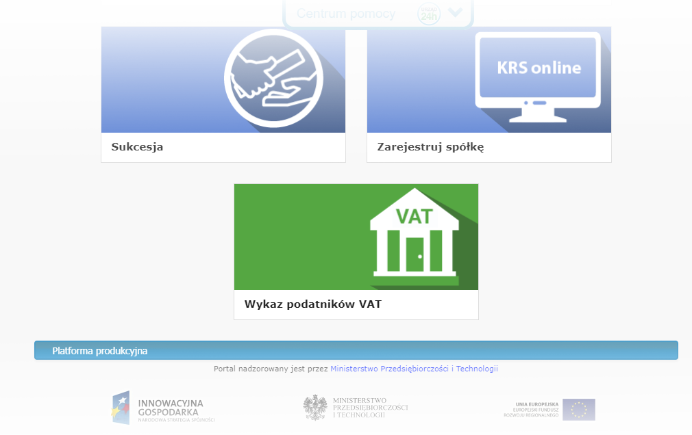 Wykaz podatników VAT w CEIDG